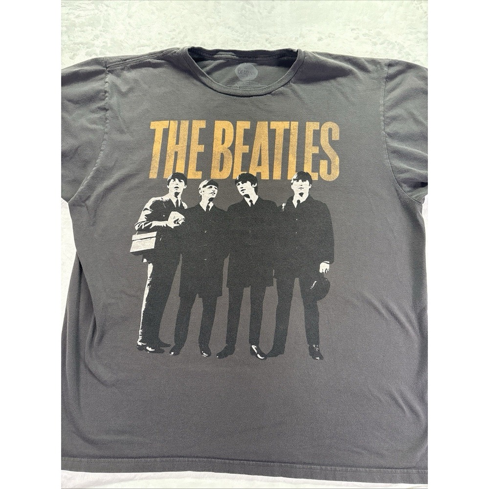 The Beatles Vintage 2012 Print T Shirt  Apple Corp Gray XL Men's